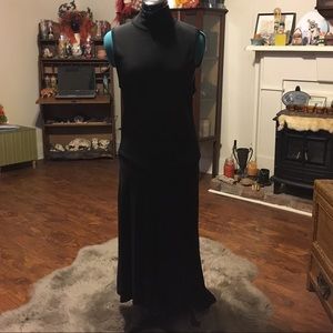 DKNY Turtleneck Drop-waist Dress